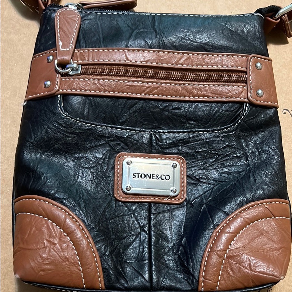 Stone & Co. Crossbody Bags Black and Brown